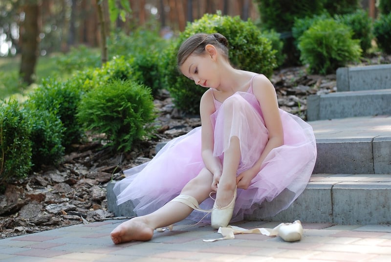 Dancers performing expressive movement
